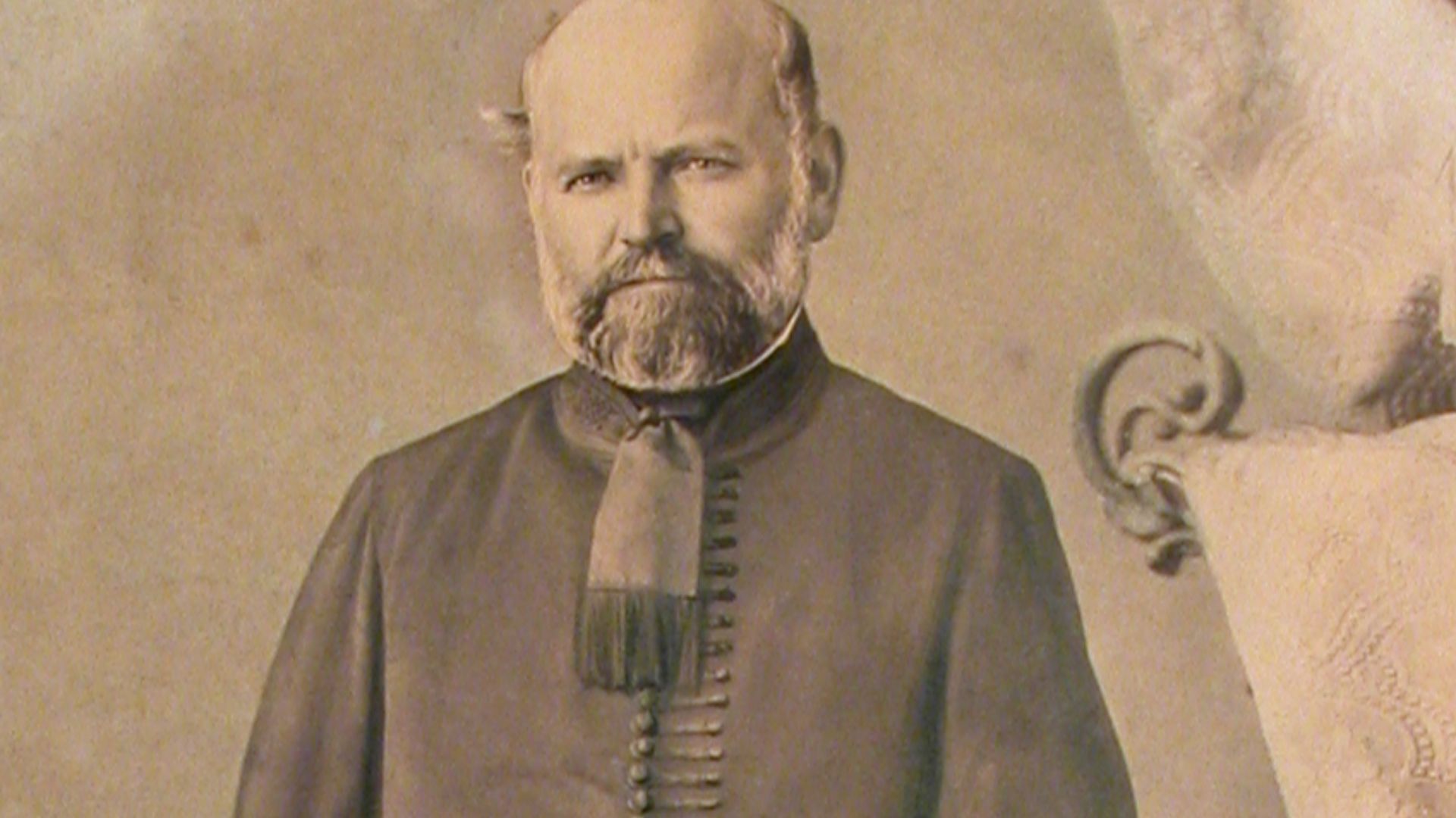 The last photograph of Ignaz Semmelweis from 1864 by Ludwig Angerer, k.k. court photographer in Vienna.