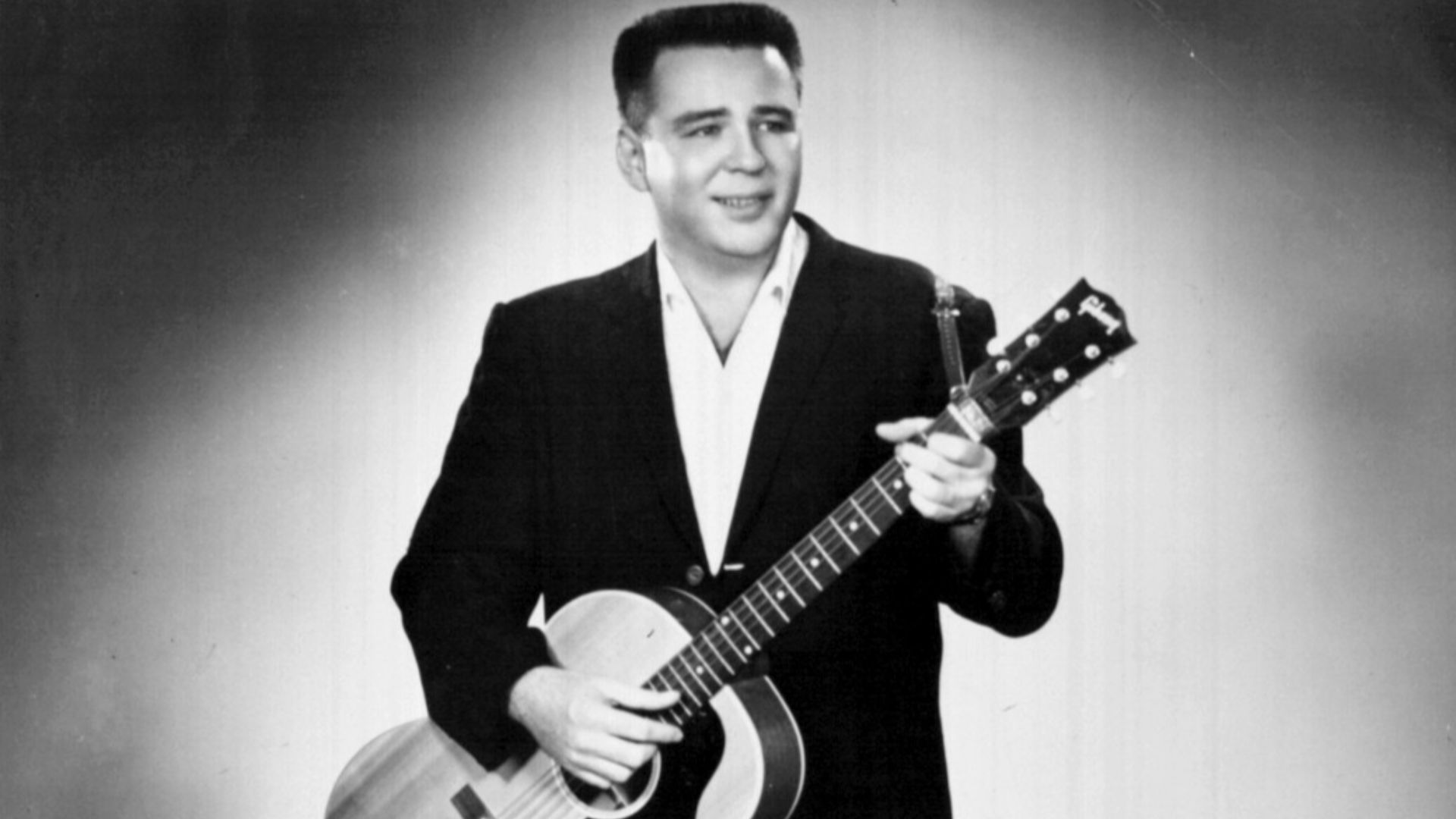 Photo of J. P. Richardson, better known as en:The Big Bopper.  Richardson, along with Richie Valens, Buddy Holly and their pilot, died in a plane crash in Iowa on February 3, 1959.