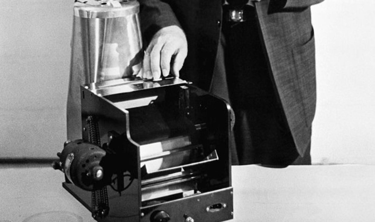 Chester Carlson with First Photocopier