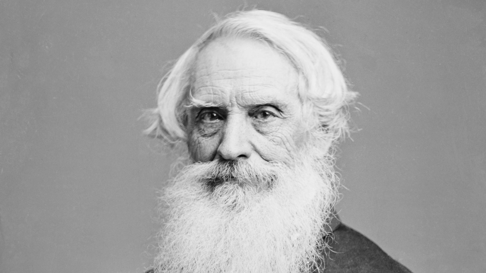 Samuel F. B. Morse (between 1855 and 1865) Photoportrait by Mathew Brady