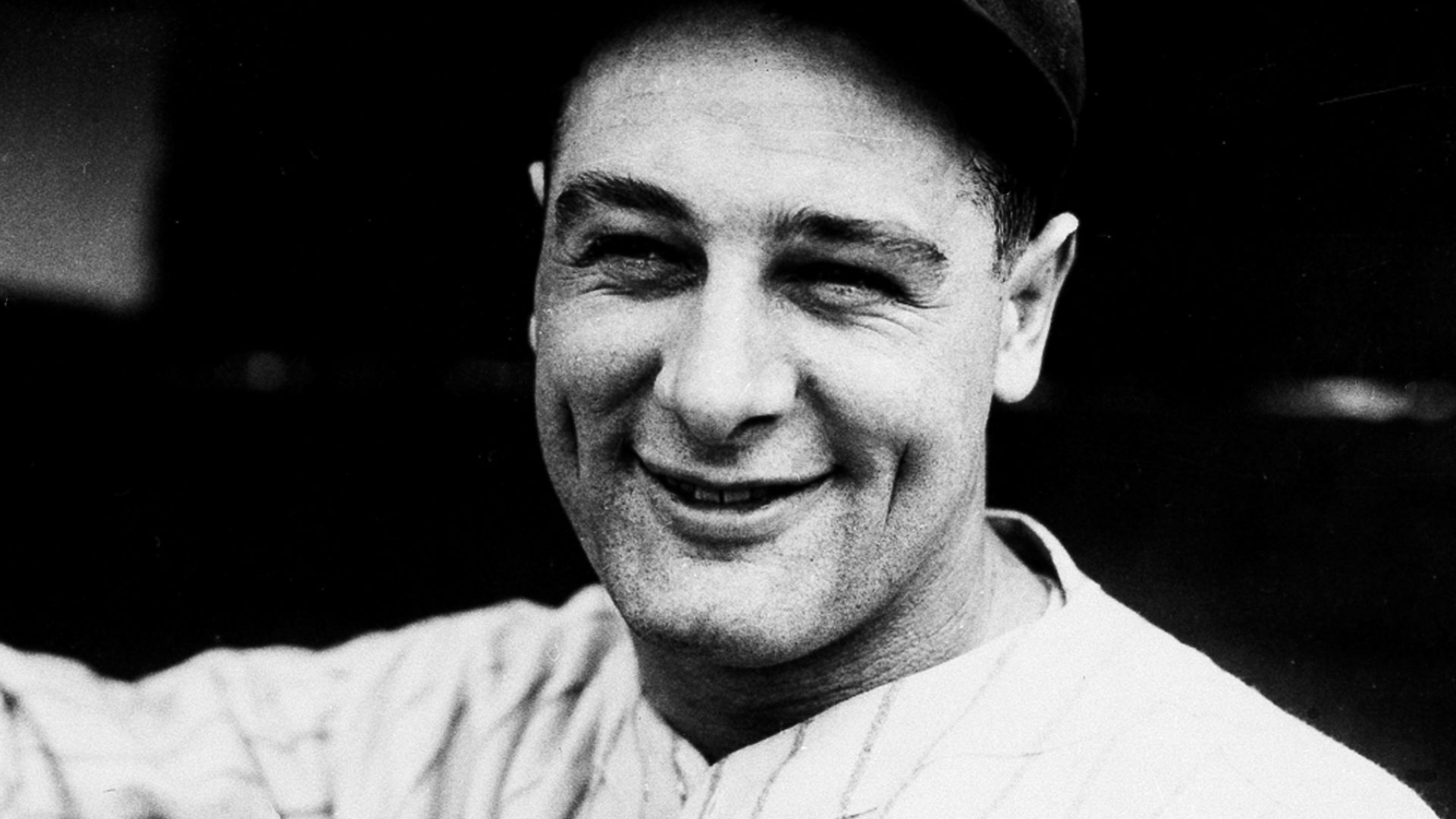 Lou Gehrig playing for the New York Yankees in 1923