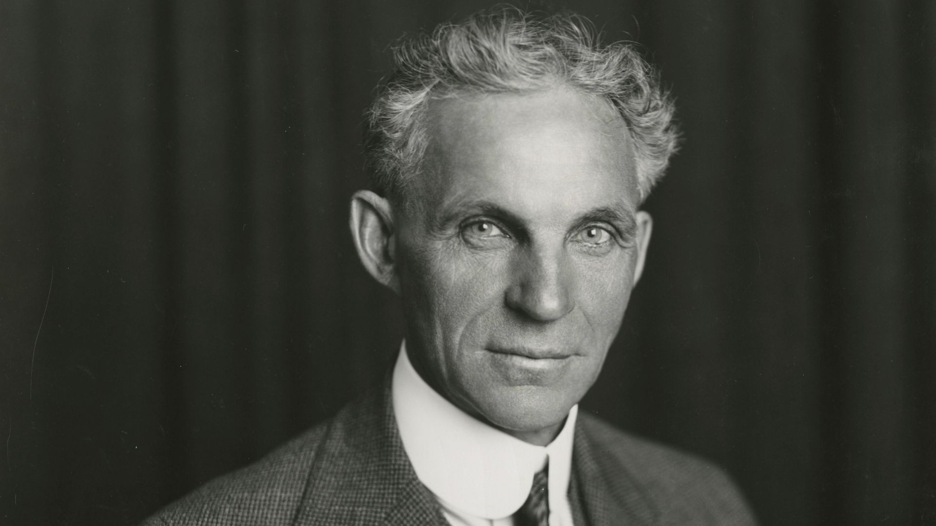 Half-length studio portrait of Henry Ford