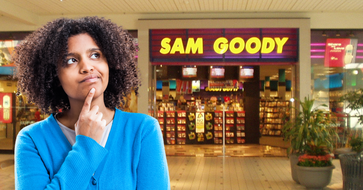 ypical Sam Goody 1994-1998 Concept