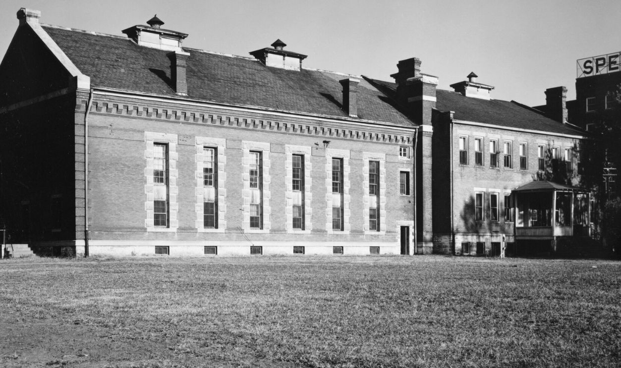 PERSPECTIVE VIEW OF WEST (REAR) - Federal Court Building, South Third Street and Rogers Avenue, Fort Smith, Sebastian County, AR 