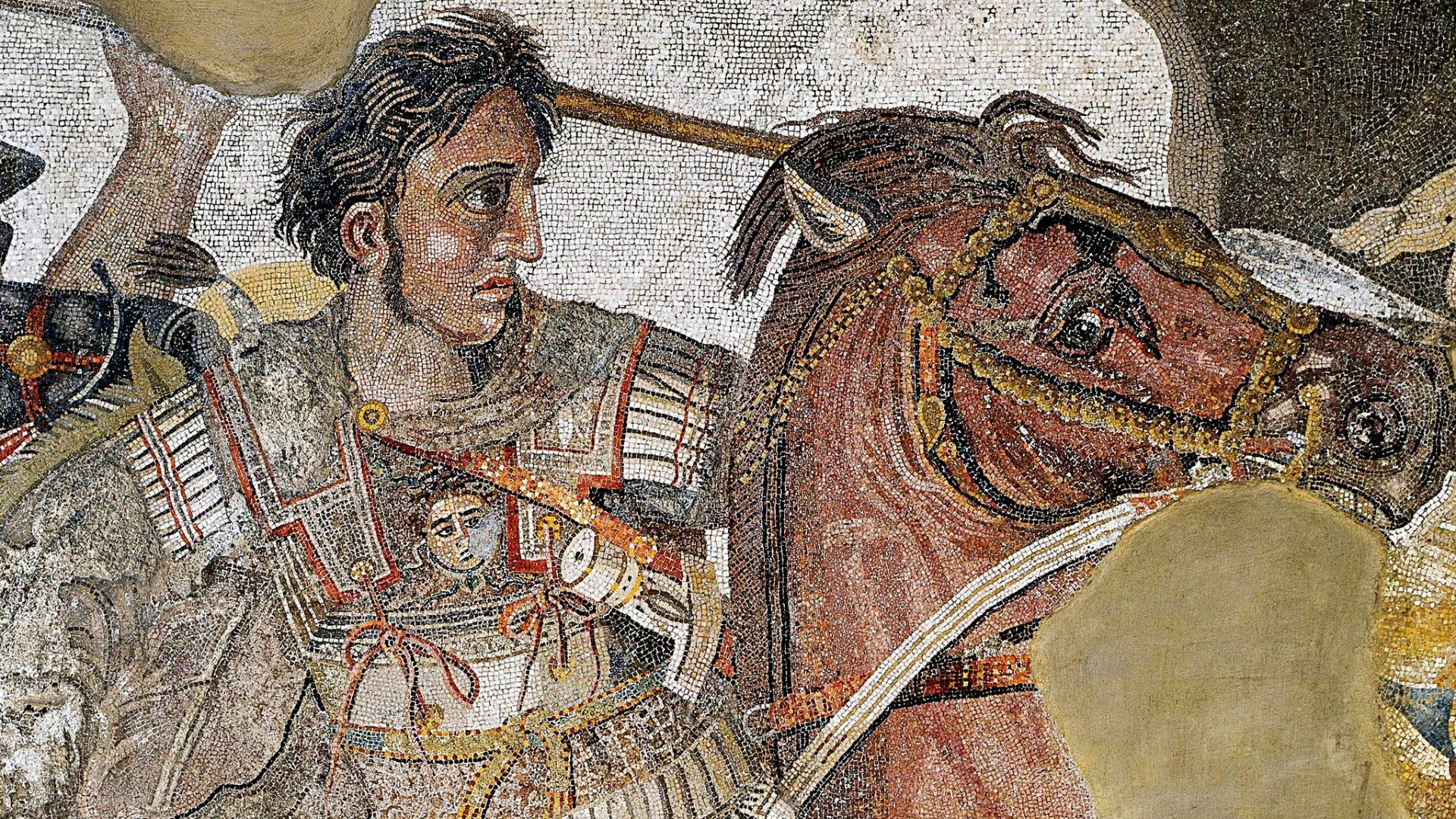 Alexander Mosaic (detail), House of the Faun, Pompeii