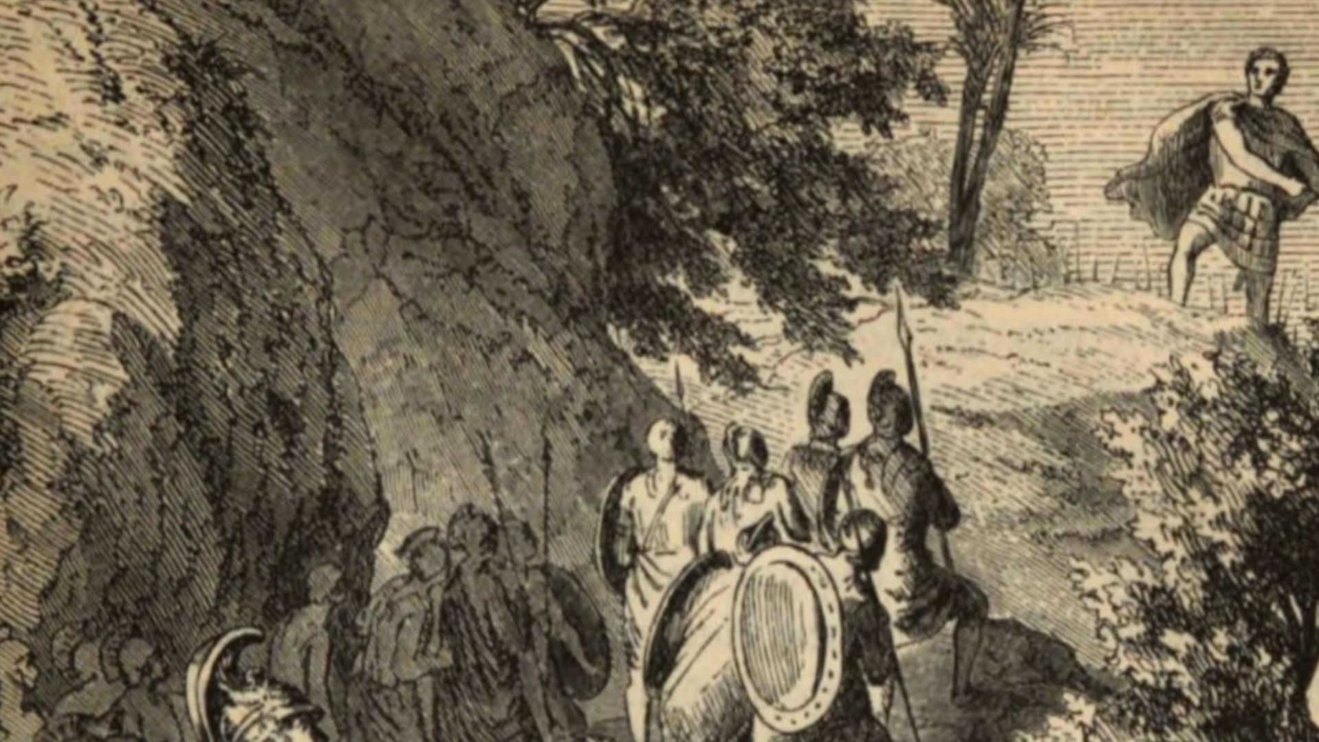 Perseus of Macedonia on the march trhu the Thessalian gorges, 171 BC (Third Macedonian War)