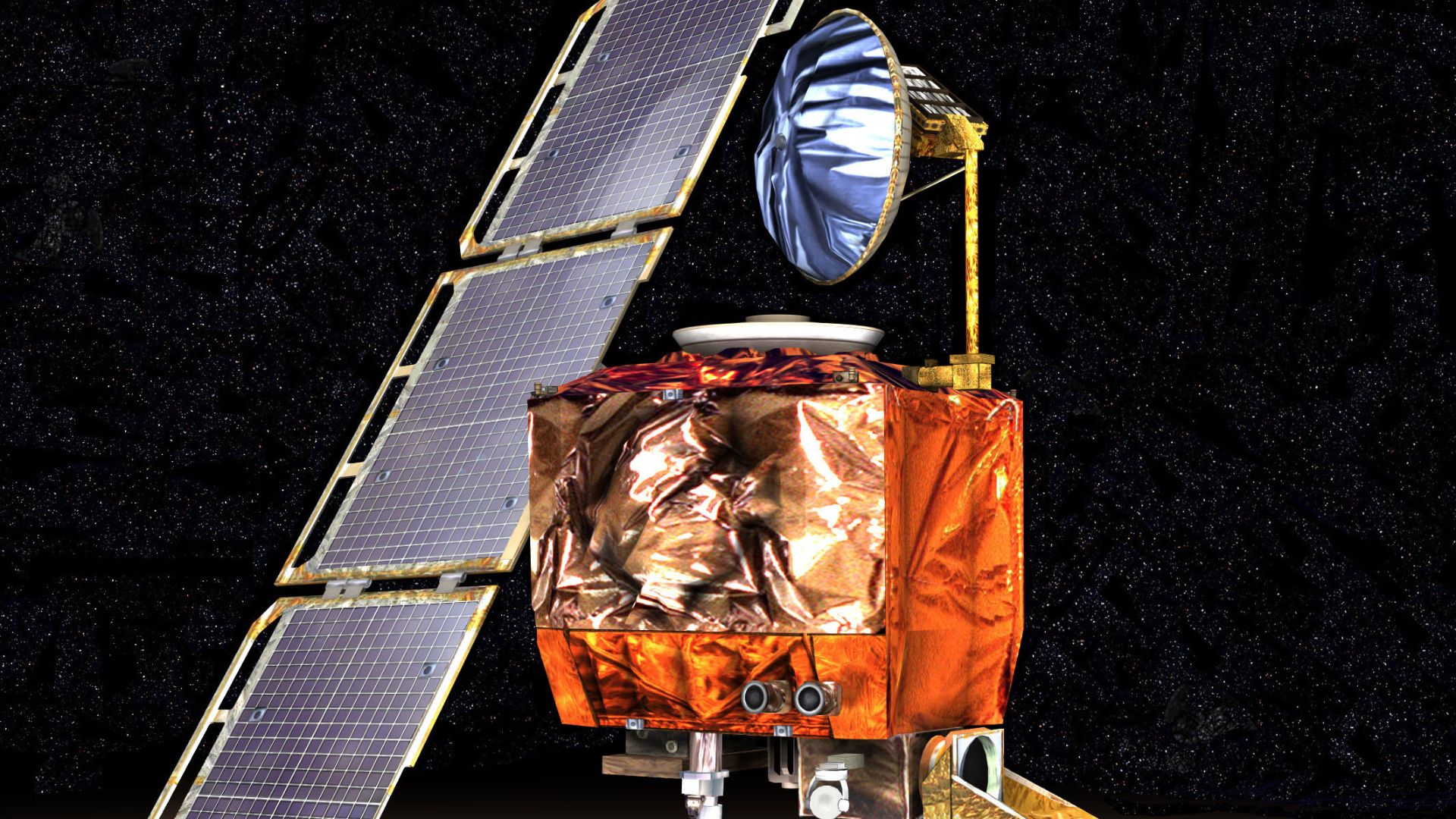 Artist's rendering of the Mars Climate Orbiter