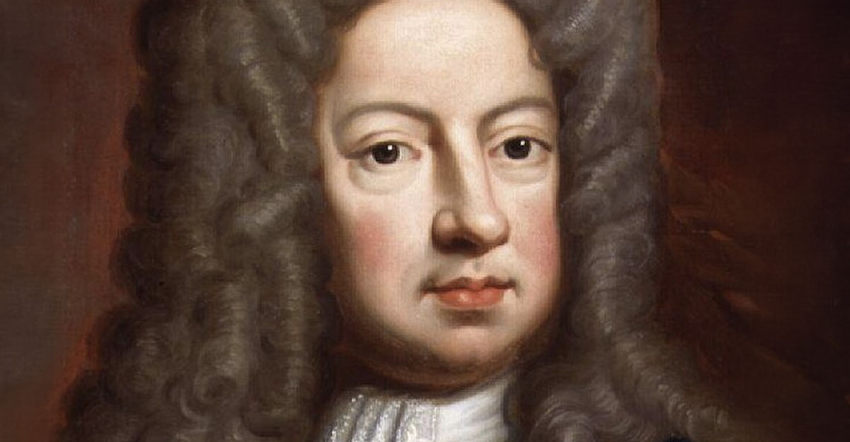 Painted portrait of King George I