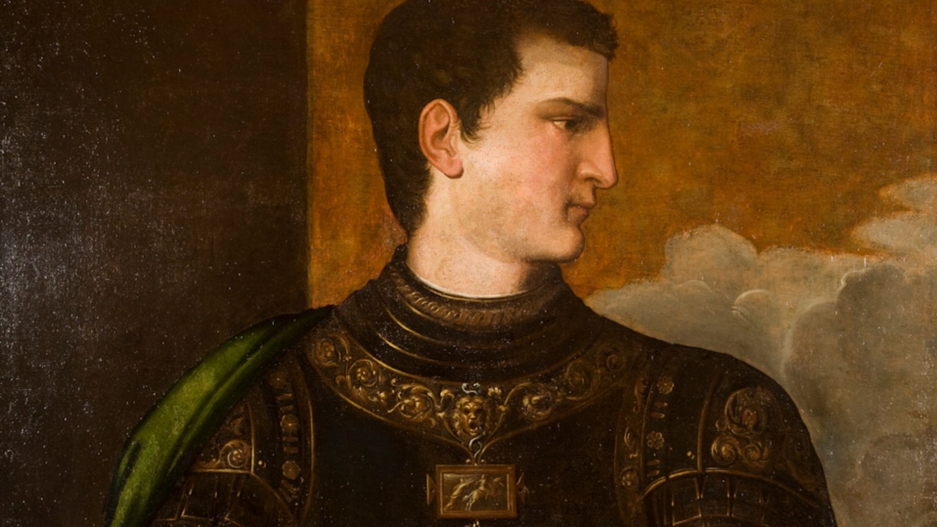 Portrait of Emperor Caligula after Titian, by Bernardino Campi c. 1562