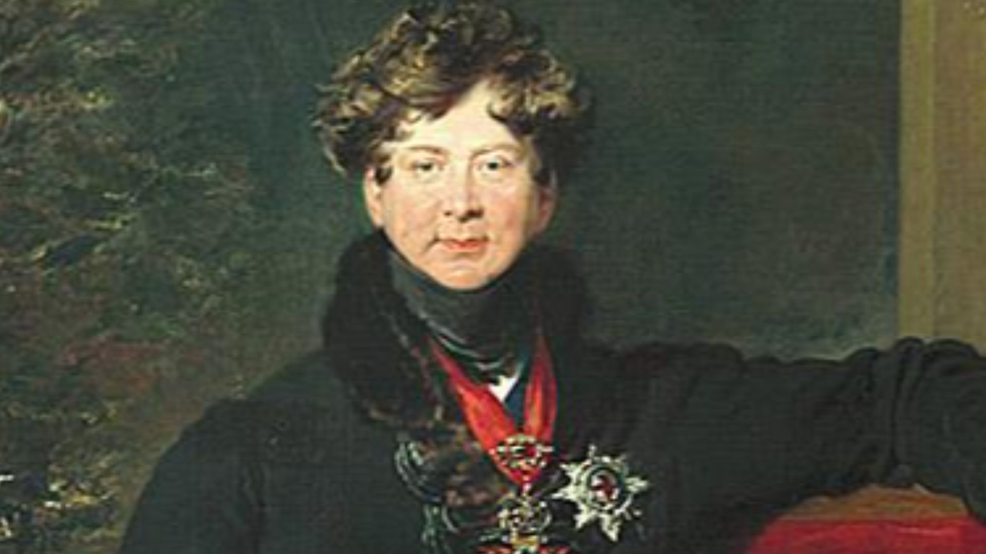 Portrait of George IV. of the United Kingdom