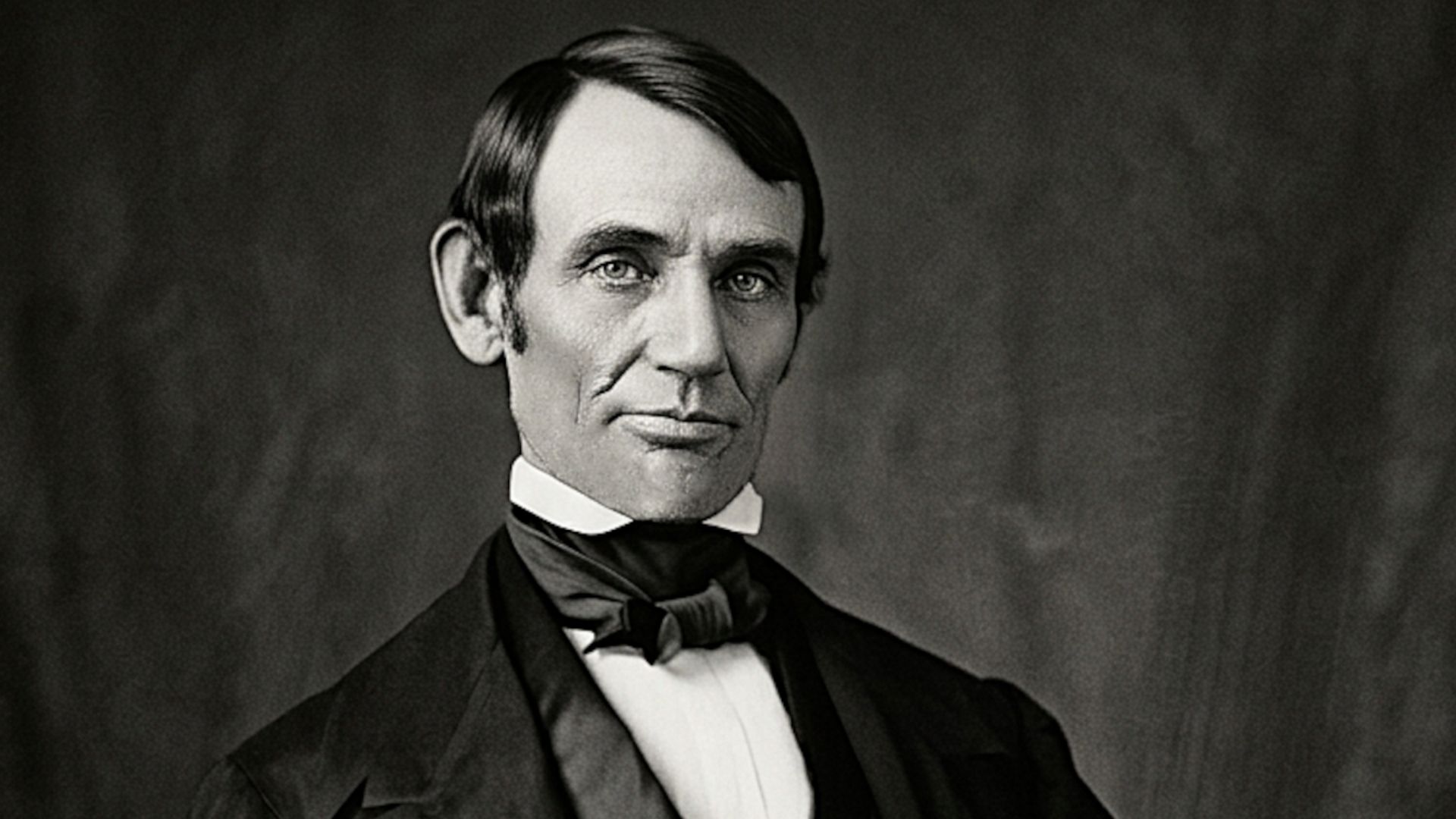 Abraham Lincoln (1809 - 1865), Congressman-elect from Illinois. Three-quarter length portrait, seated, facing front.This daguerreotype is the earliest-known photograph of Abraham Lincoln, taken at age 37 when he was a frontier lawyer in Springfield and Co