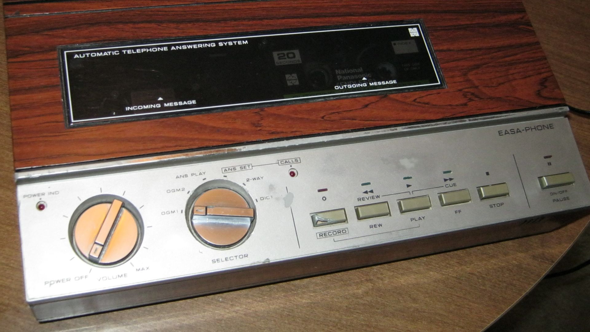 National Easa-Phone answering machine