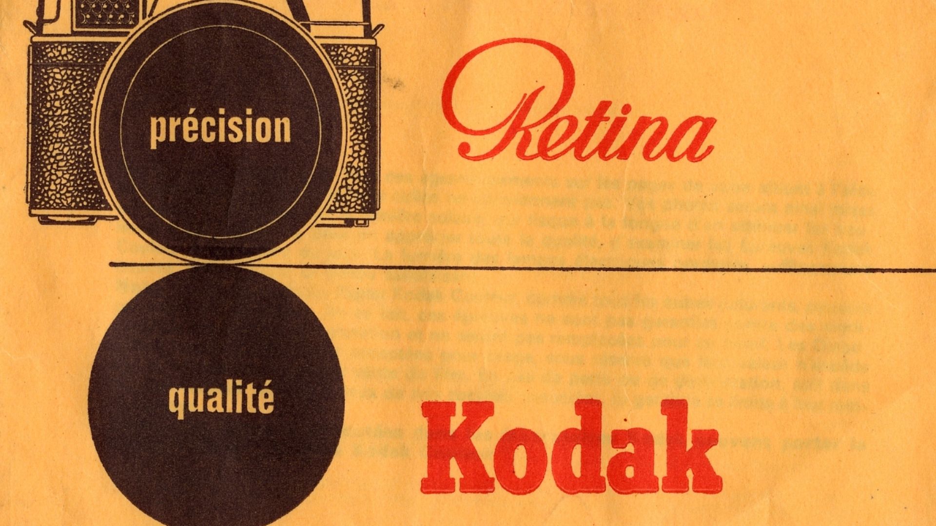 Photographie d'une pochette de travaux photographiques Kodak des années 1960