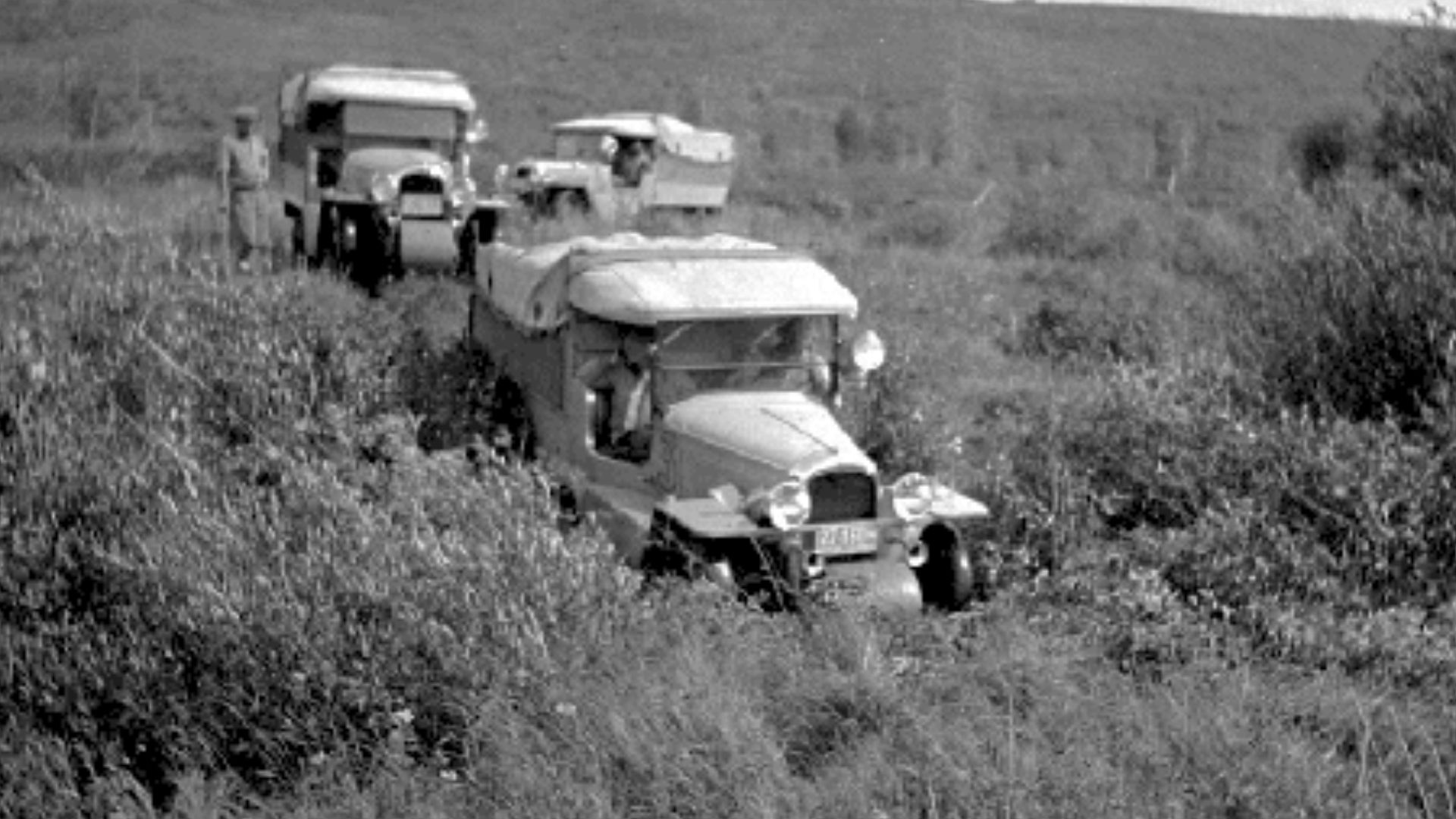 Bedaux Expedition in the Peace River Country (August 1934).  The Bedaux Expedition was an attempt in 1934 by eccentric French millionaire, Charles Eugène Bedaux to cross the Alberta and British Columbia wilderness, while making a movie, testing Citroën ha