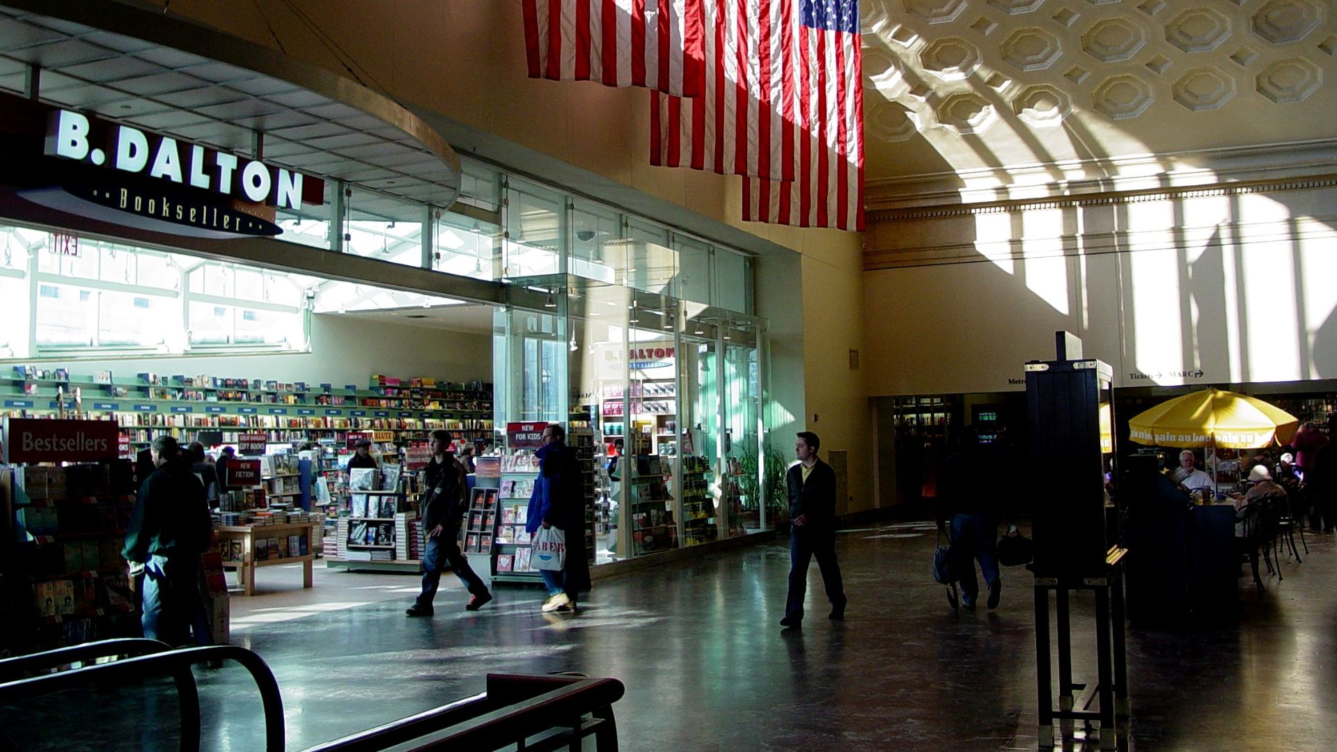 B. Dalton location at Union Station in Washington DC.  This location would be converted to a Barnes and Noble location with the end of the B. Dalton chain.