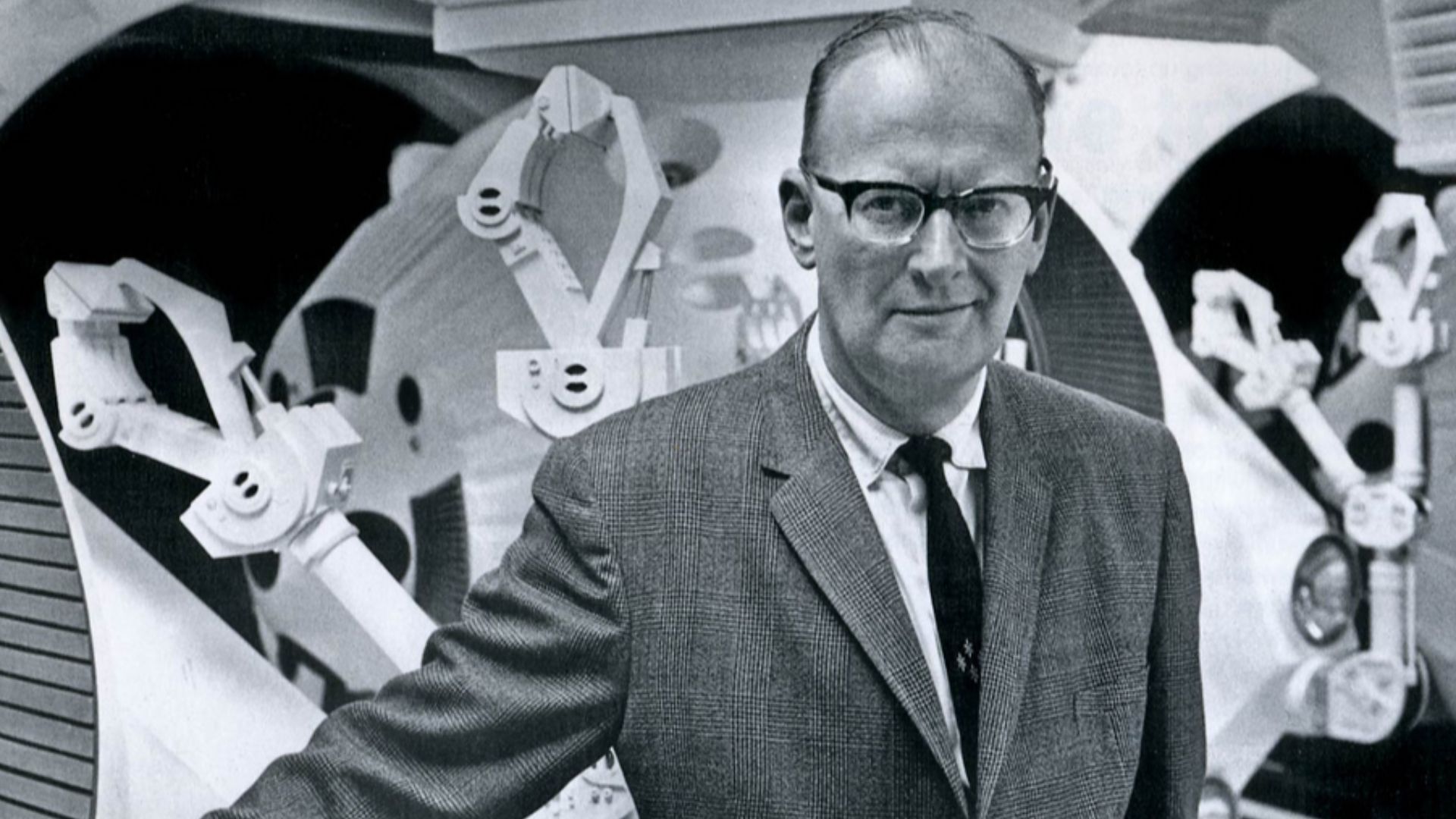 British science-fiction author Arthur C. Clarke in 1965