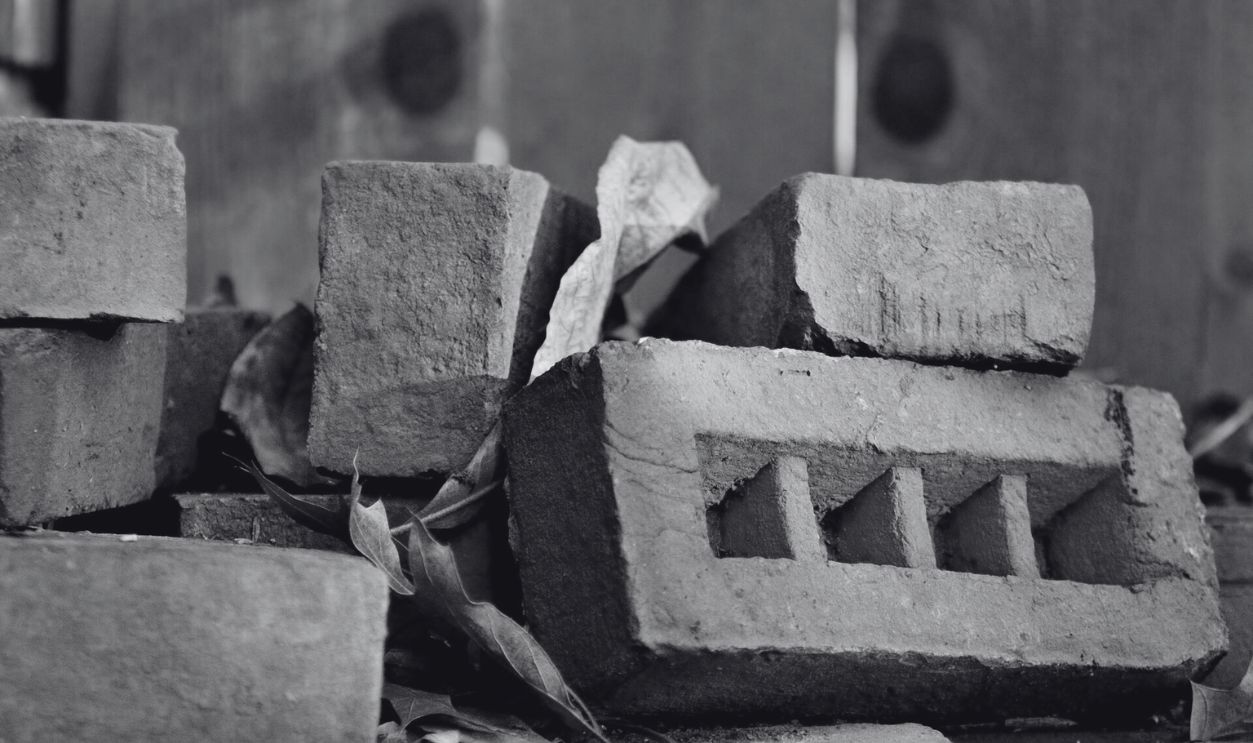 brick pile