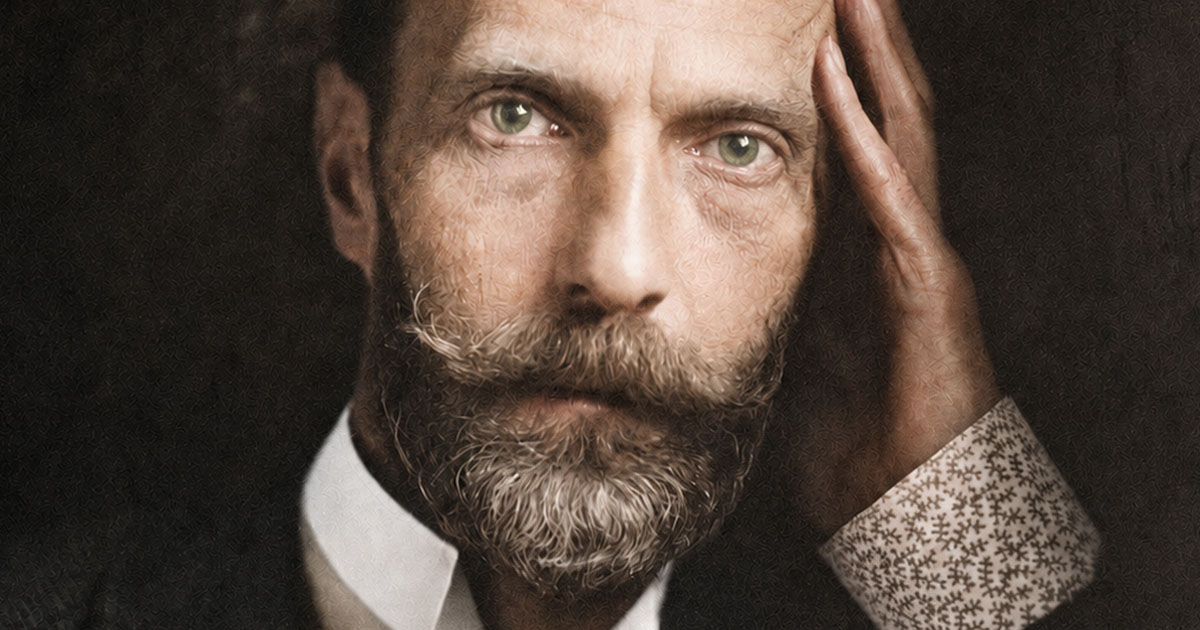 Grand Duke Sergei Alexandrovich of Russia in a suit