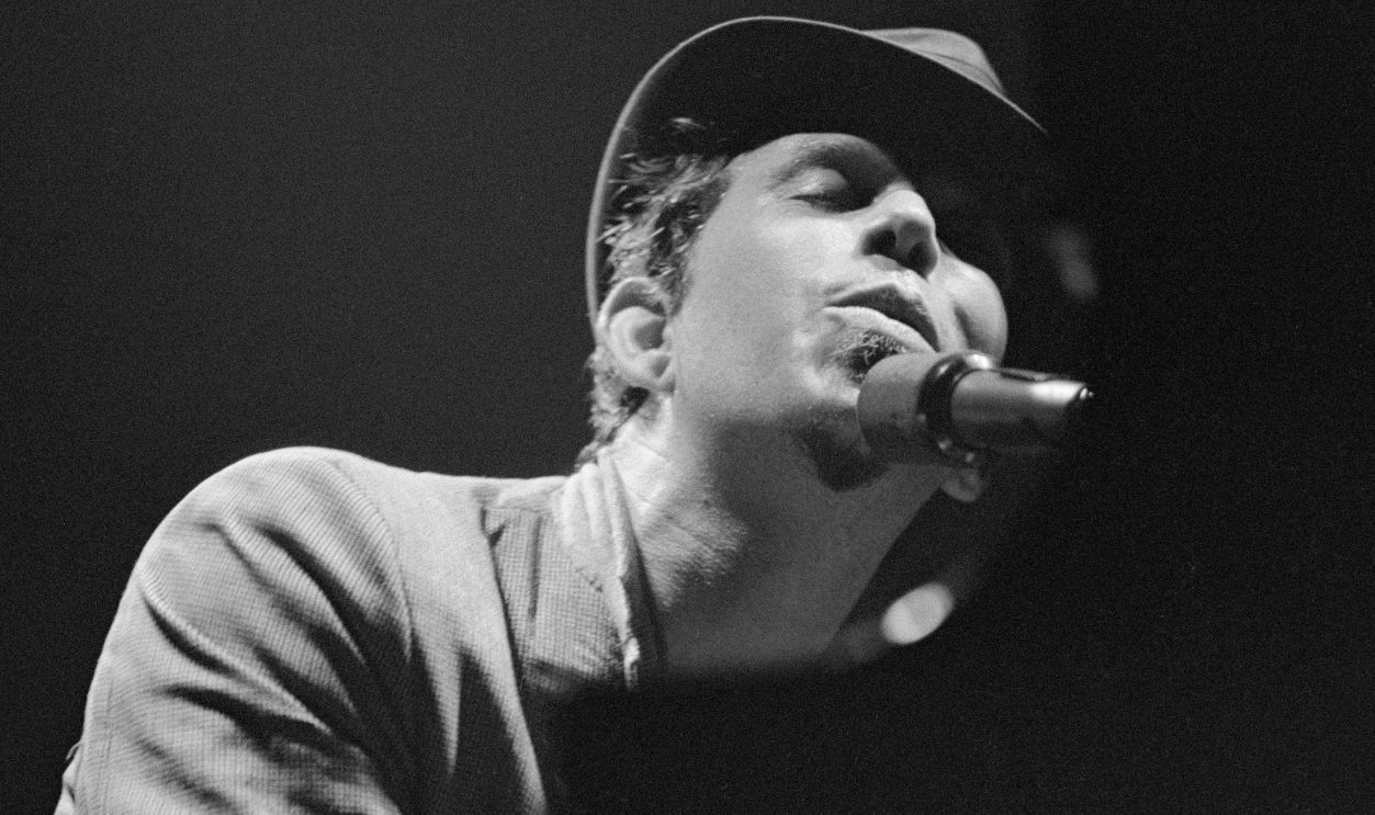 American singer-songwriter Tom Waits performing live at Danforth Music Hall in Toronto, Canada, 19th October 1979.