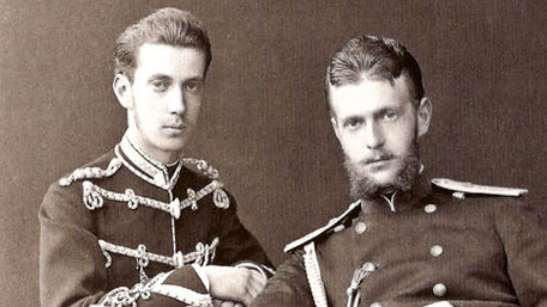 Grand Duke Paul Alexandrovich and his brother Sergei Alexandrovich