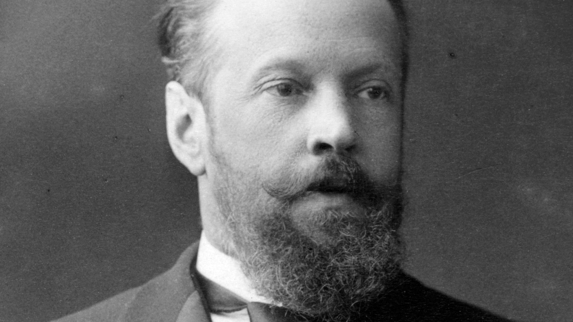 Retrato de Serguéi Witte en la década de 1880.