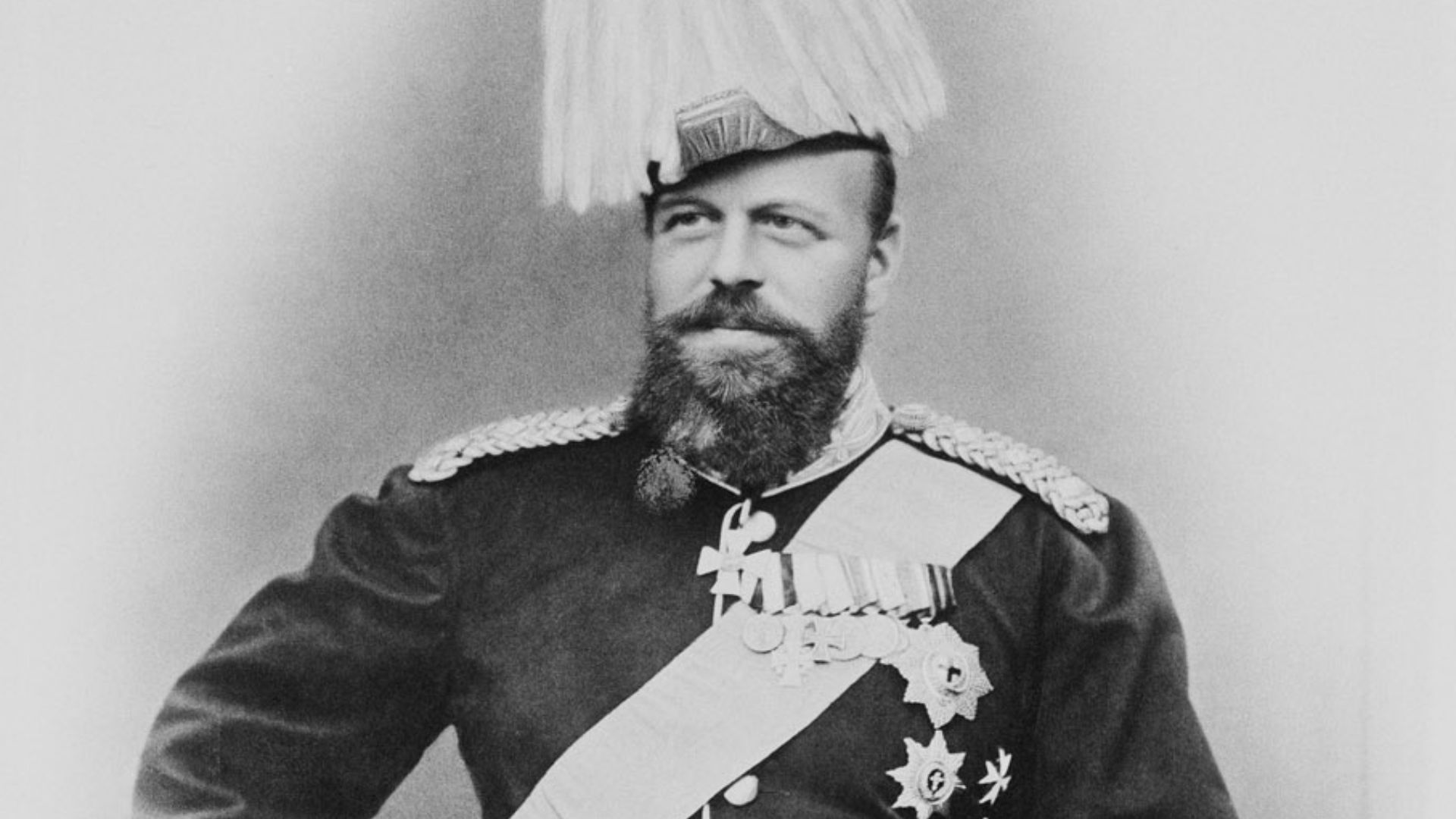 Tsar Alexander III in Danish Uniform