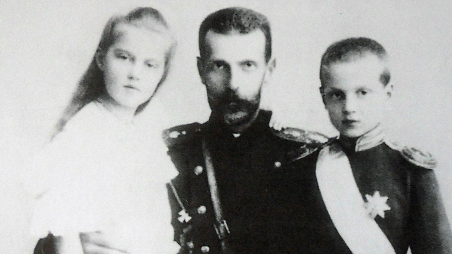 Grand Duke Sergei Alexandrovich of Russia, Grand Duchess Maria Pavlovna jr, and Grand Duke Dimitri Pavlovich
