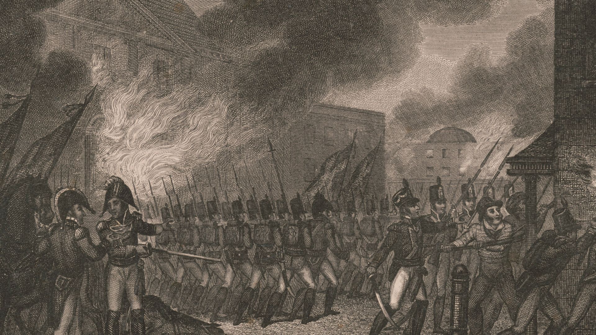 Title: Capture of the city of Washington
Abstract/medium: 1 print : engraving.