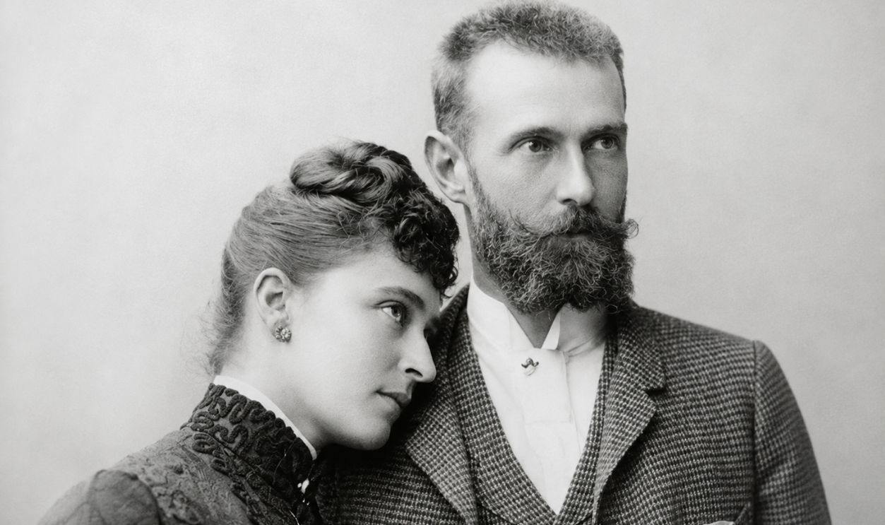 Grand Duke Sergei Alexandrovich of Russia  with wife