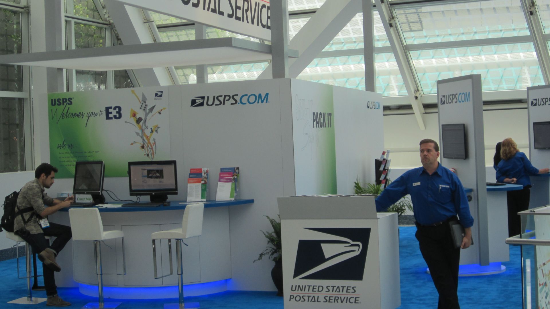 E3 2013 US Postal Service booth
