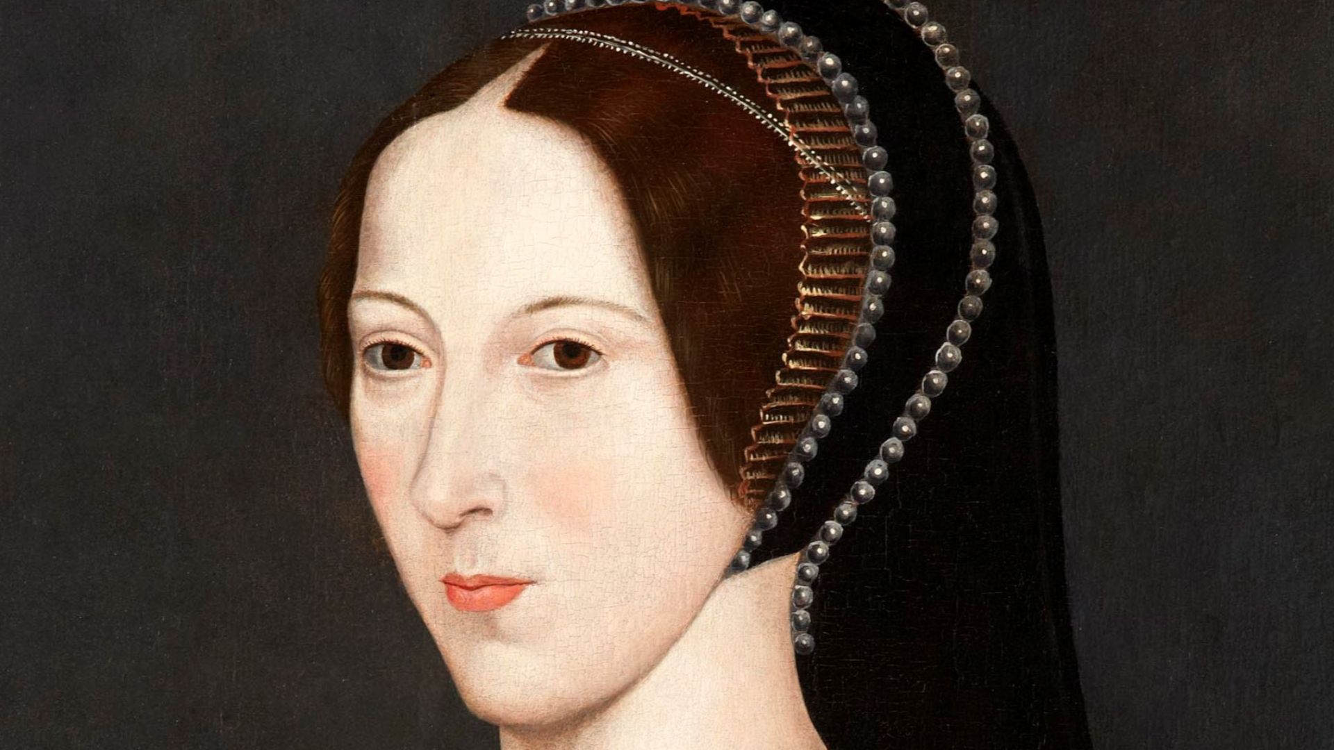 Posthumous painting of Anne Boleyn at Hever Castle, c. 1583