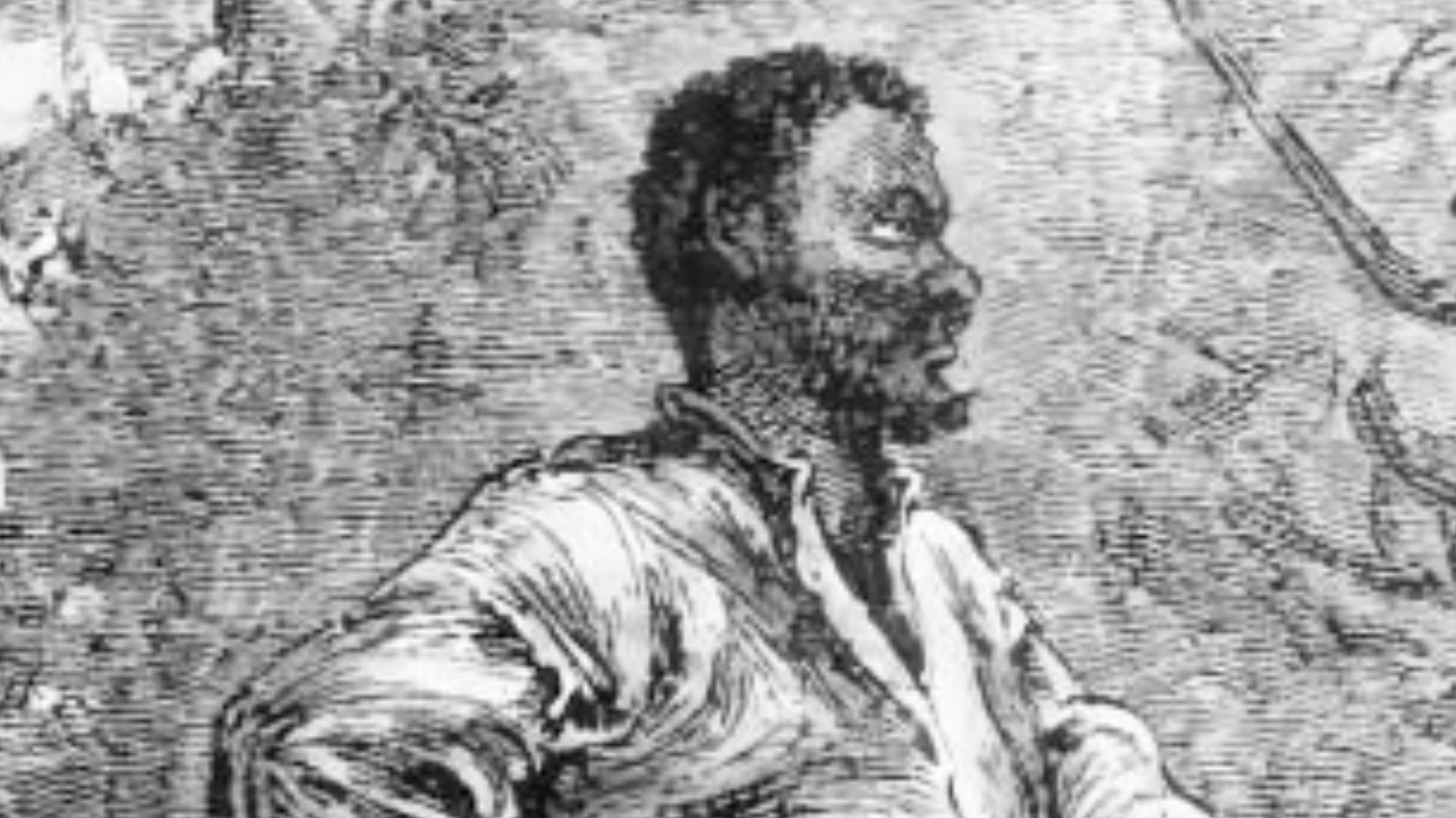 Discovery of Nat Turner: wood engraving illustrating Benjamin Phipps's capture of w:Nat Turner (1800-1831) on October 30, 1831