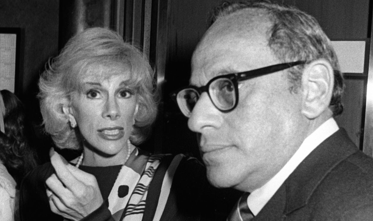 Joan Rivers and Edgar Rosenberg attend the performance of