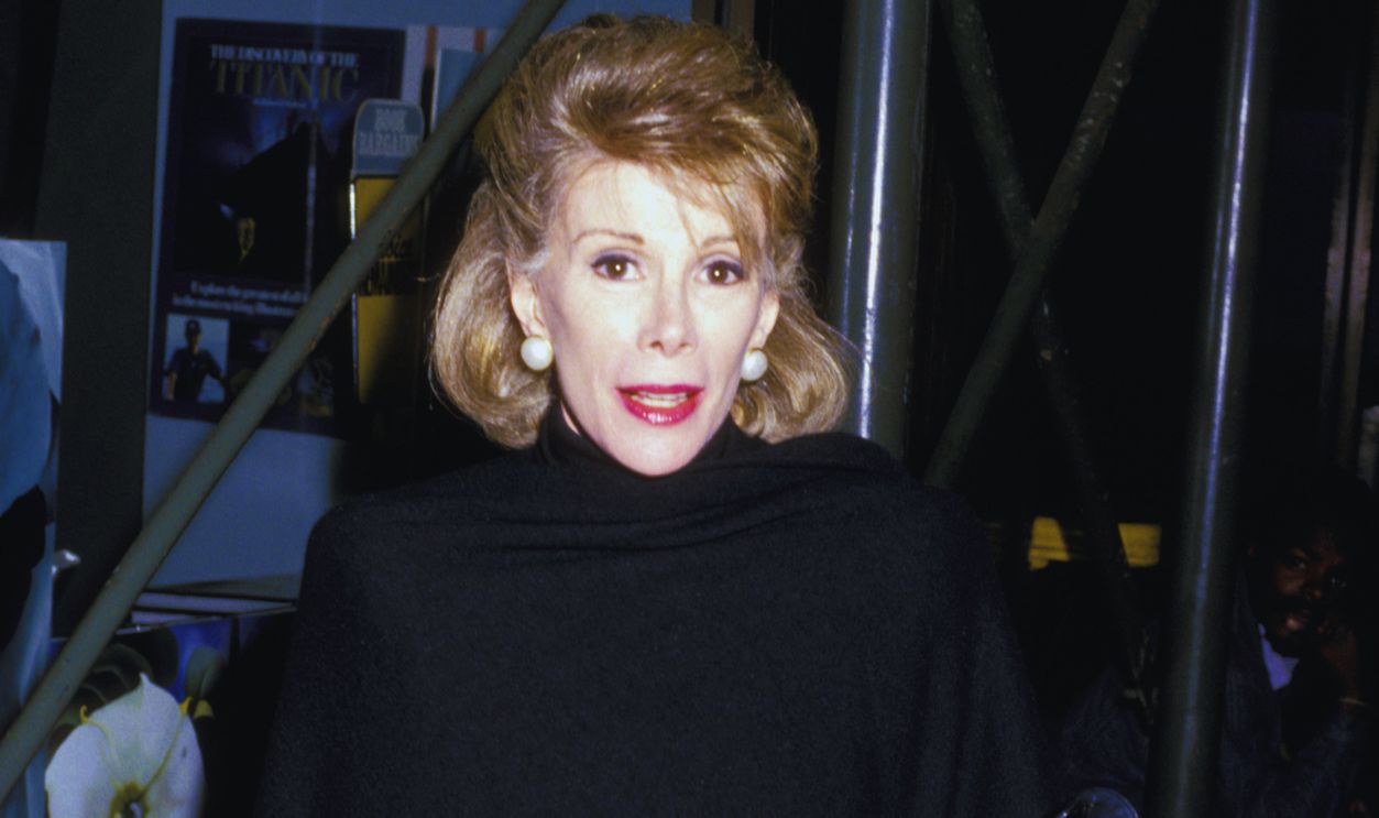 Joan Rivers during Joan Rivers Sighting on 7th Avenue in New York City - November 1, 1987 at 7th Avenue in New York City, New York, United States.