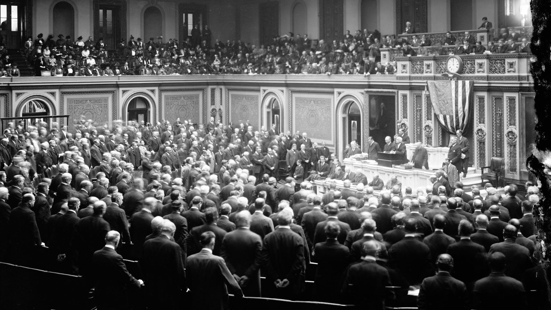 United States congress meeting, c. 1915.