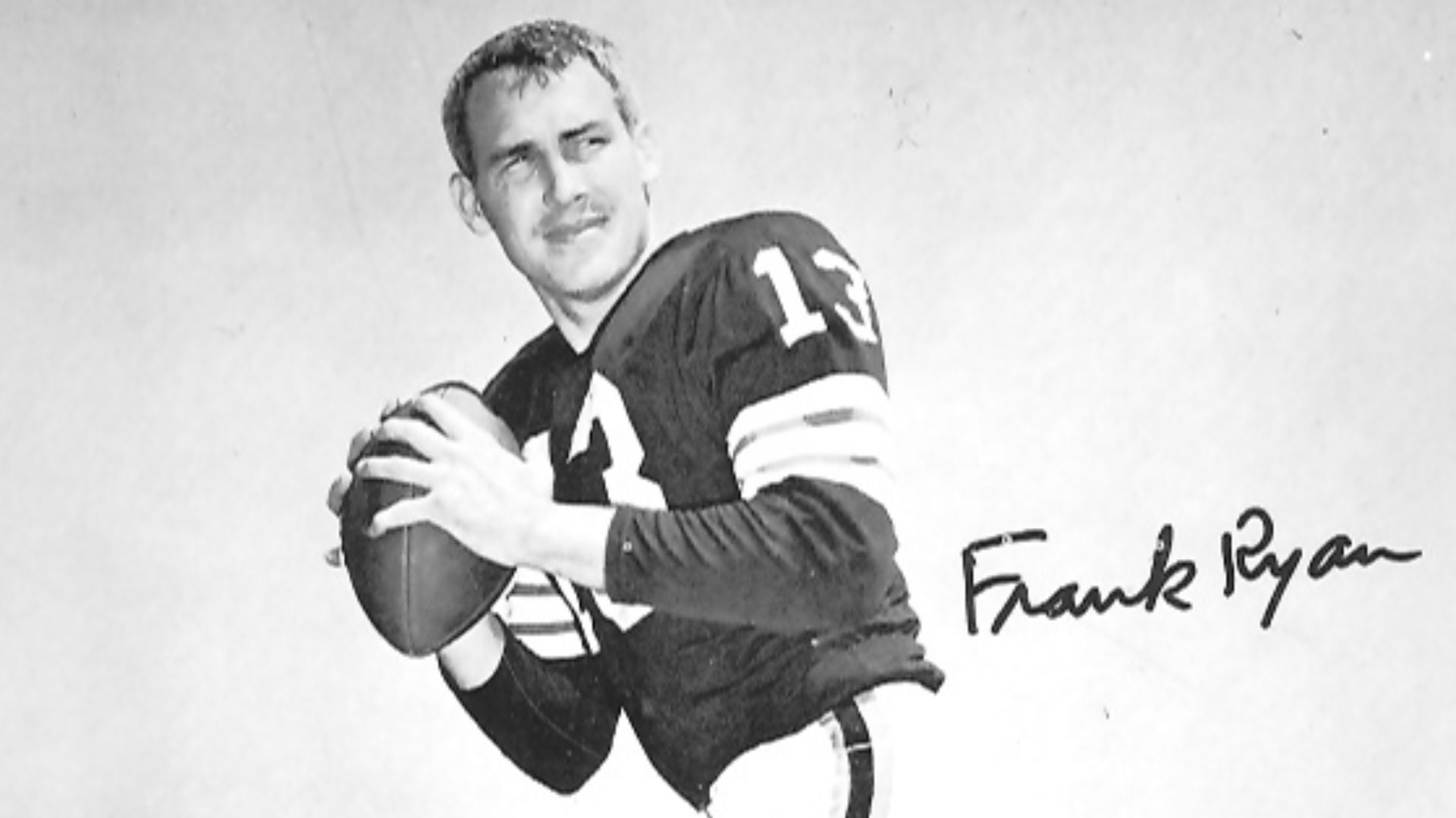 1968 photo of Frank Ryan for Cleveland Browns