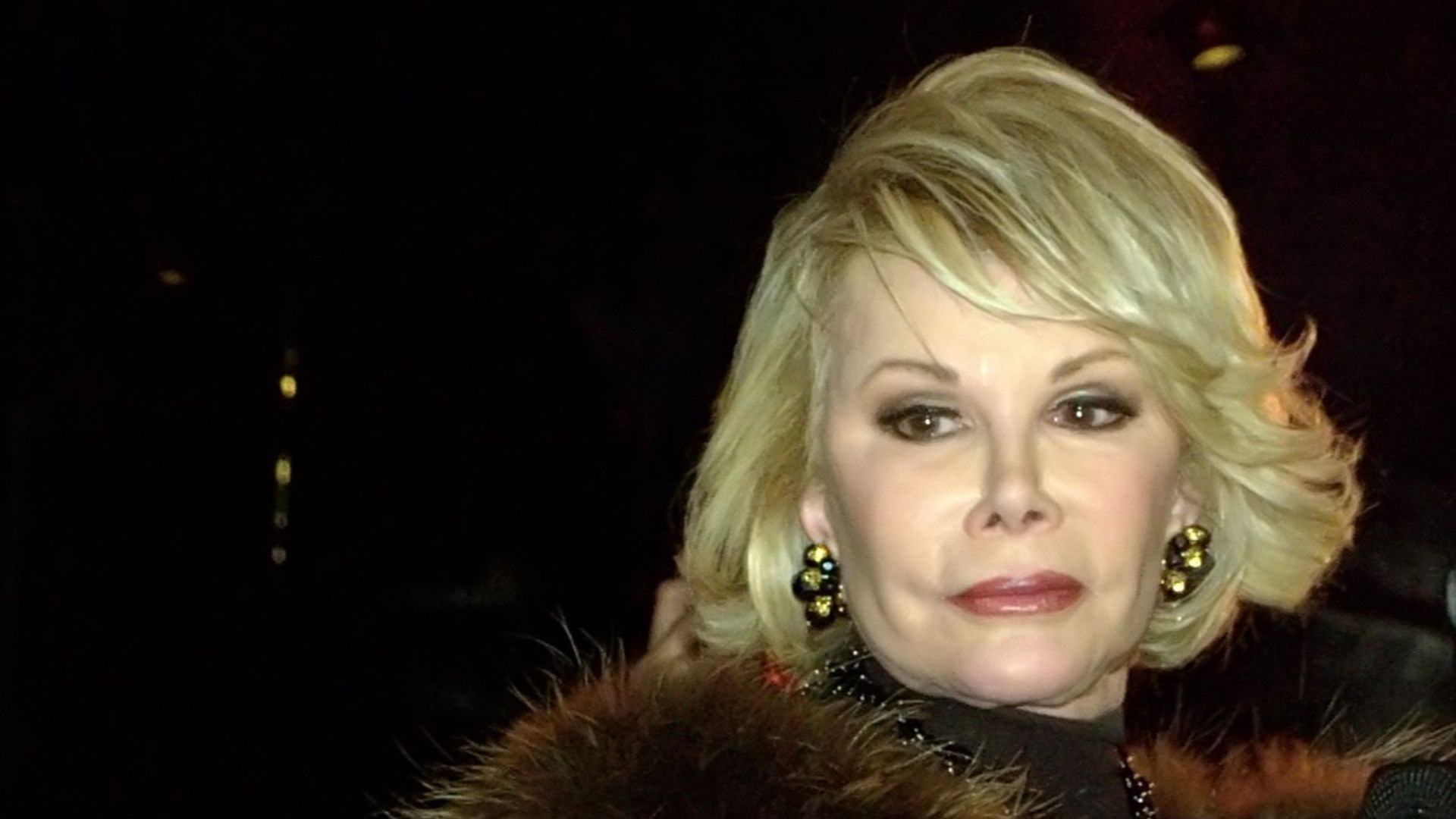 Joan Rivers at the 25th Anniversary party of Michael Musto writing for The Village Voice