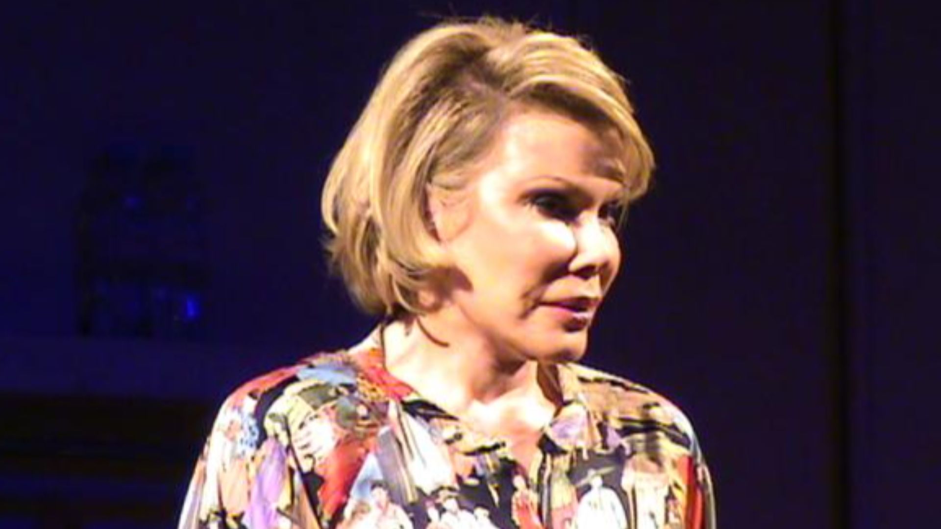 Picture of Joan Rivers in her show Life in Progress at the 2008 Edinburgh Festival Fringe