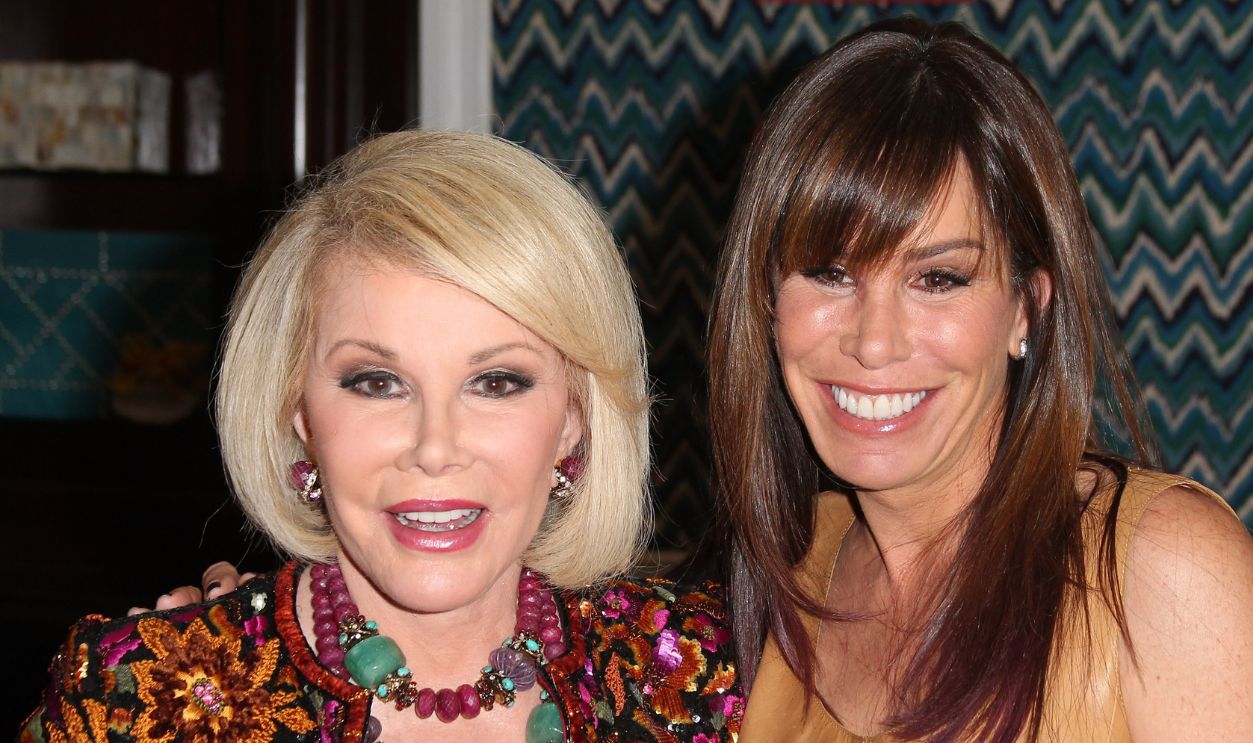 TV personalities Joan Rivers (L) and Melissa Rivers speak during the E! Entertainment Television lunch panel during the NBCUniversal portion of the 2012 Winter TCA Tour at The Langham Huntington Hotel and Spa on January 7, 2012 in Pasadena, California.