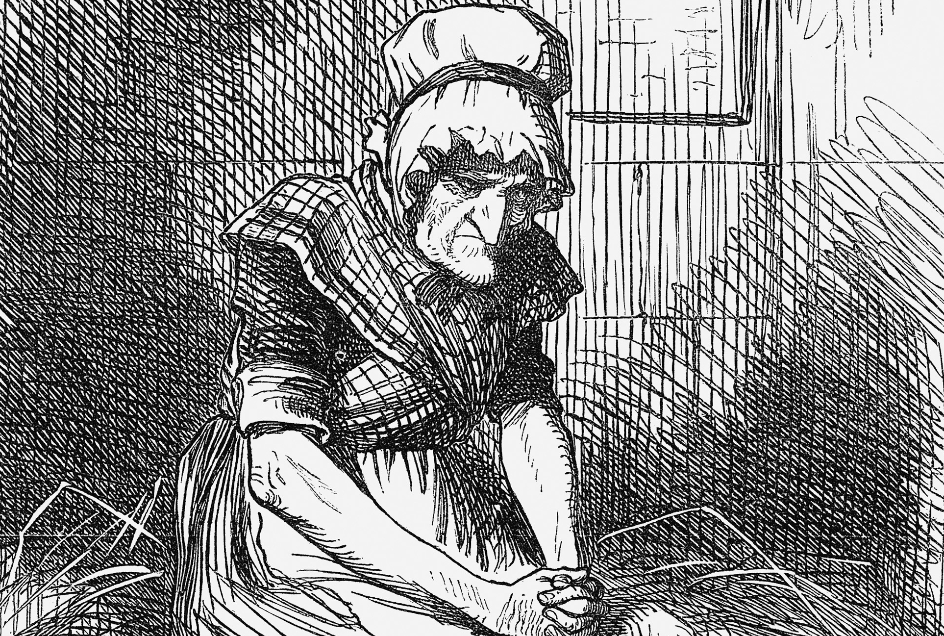 woman in prison vintage