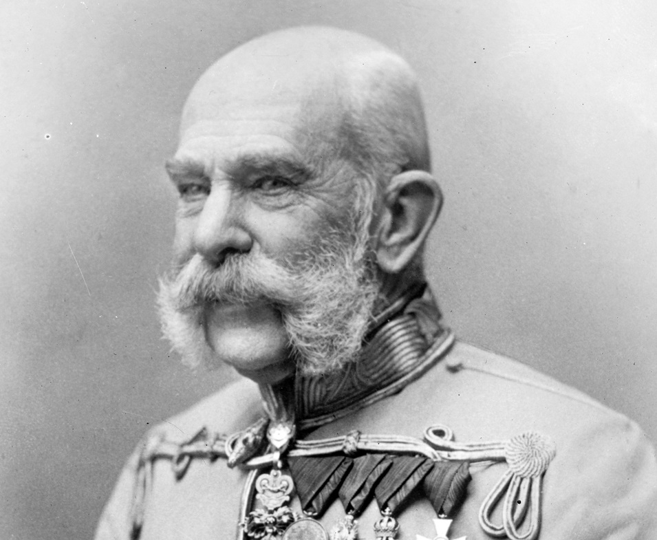 Emperor Franz Josef of Austria, in uniform, circa 1892, published 1903