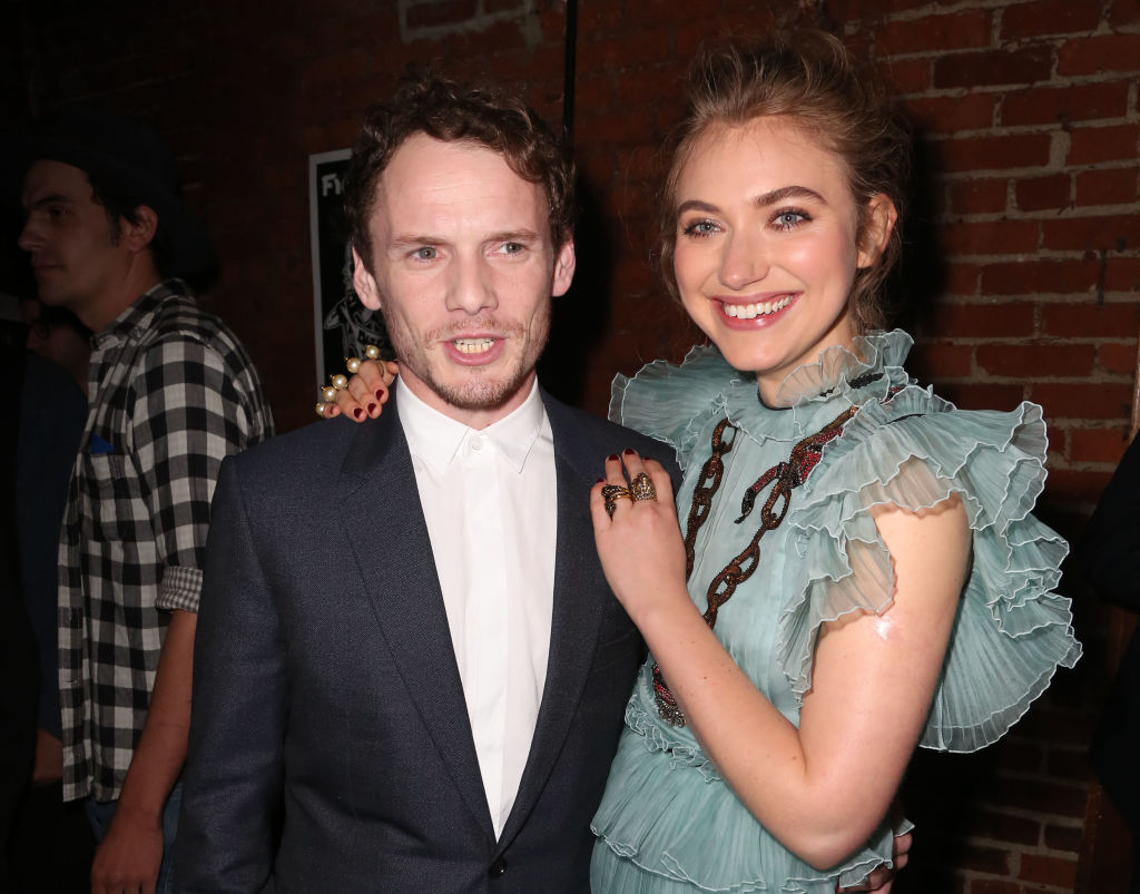 Anton Yelchin and Imogen Poots at an event