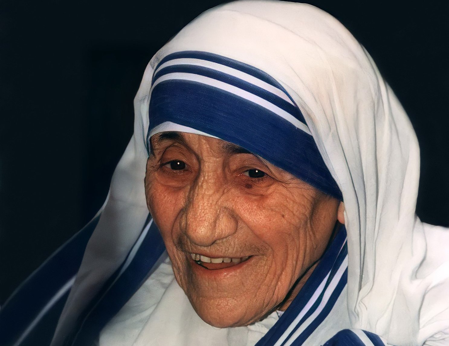 Photograph of Mother Teresa smiling
