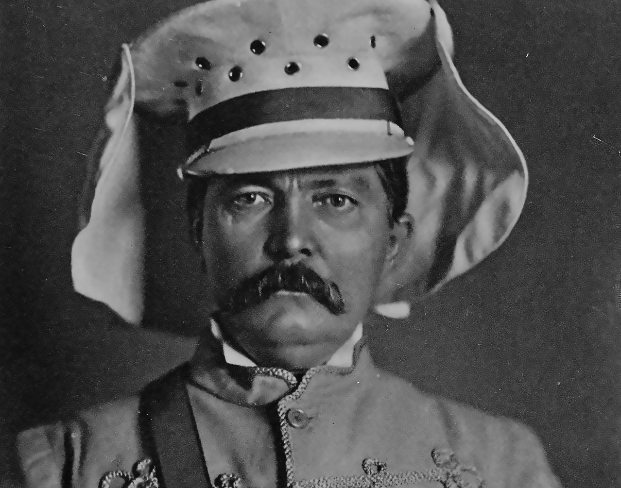 Portrait of H. M. Stanley dressed in military attire
