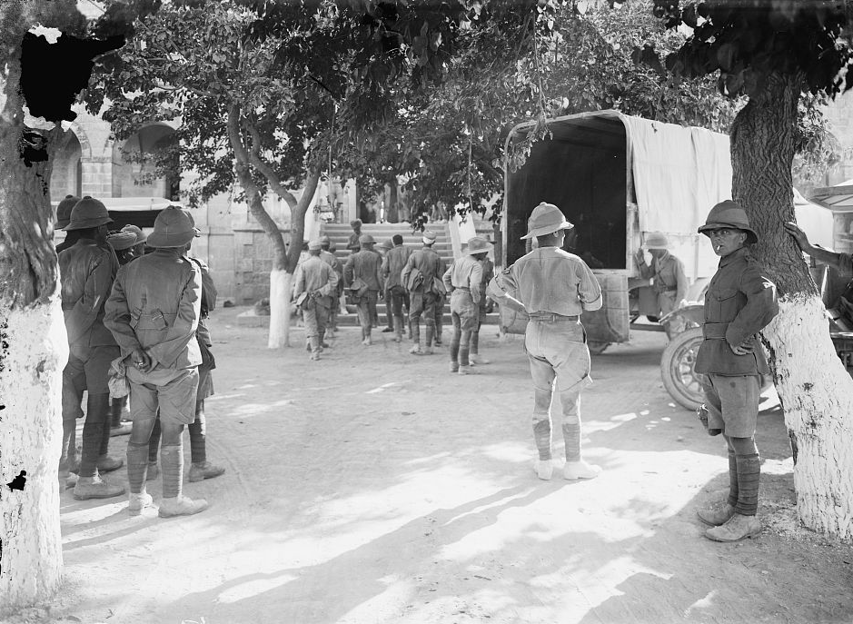 British soldiers dispatching
