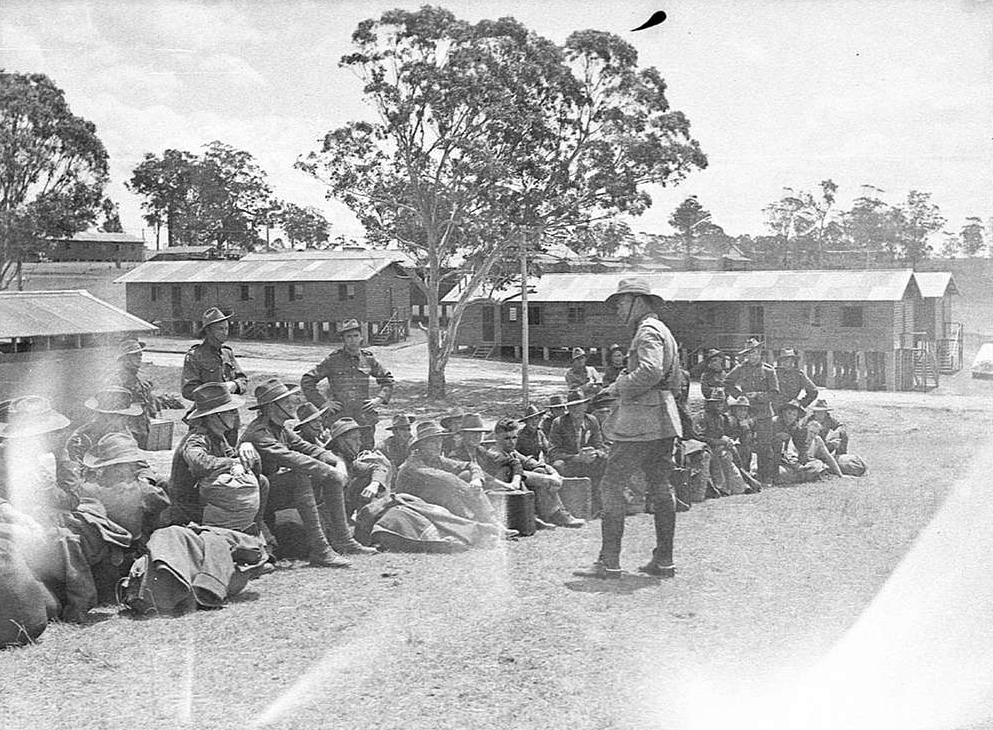Troops moving into Ingleburn