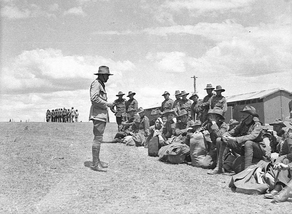 Troops moving into Ingleburn