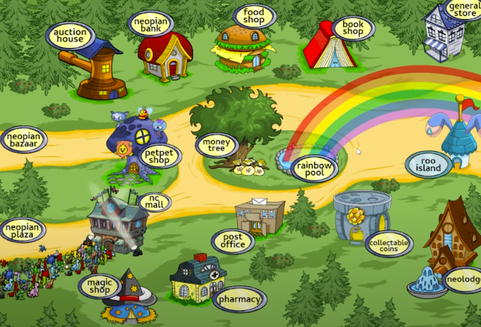 Neopets game screenshot