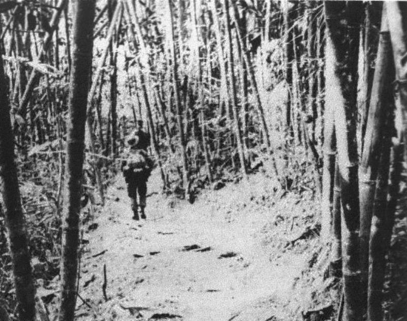 PAVN troops on the trail