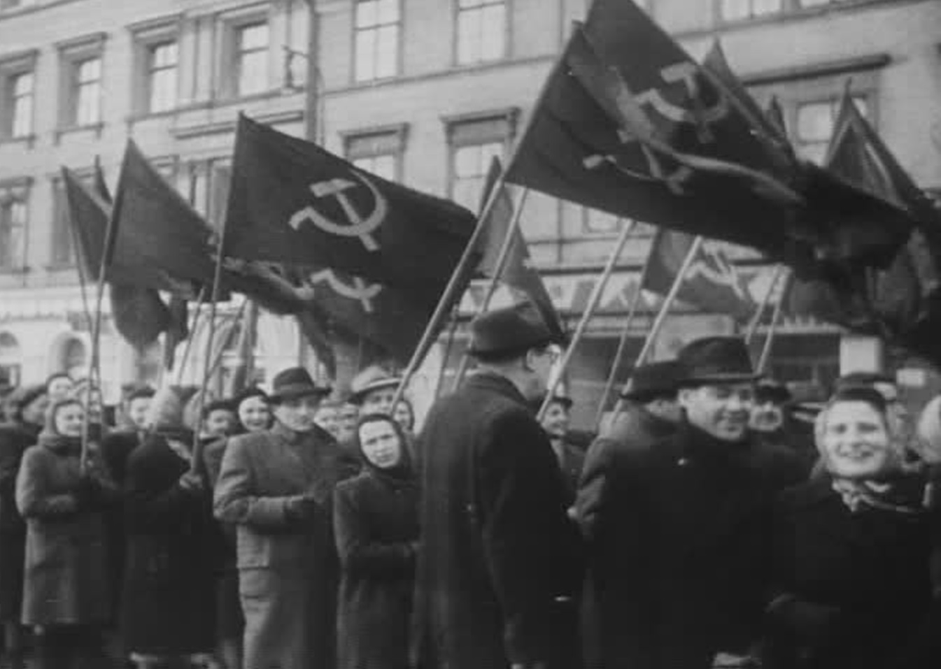 Pro- Communist agitators in Czechoslovakia - 1948